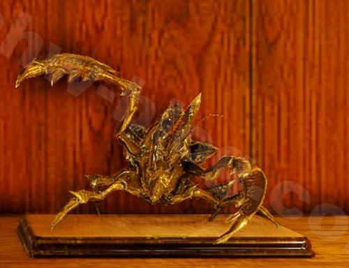 サンブレイクの家具勲章「強固な錠前」：鋳像：鎌蟹の鋳像