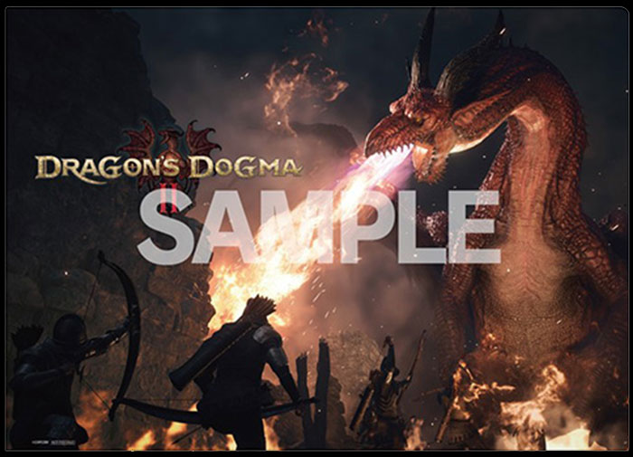 『ドラゴンズドグマ 2』の店頭体験会：試遊特典「クリアファイル」