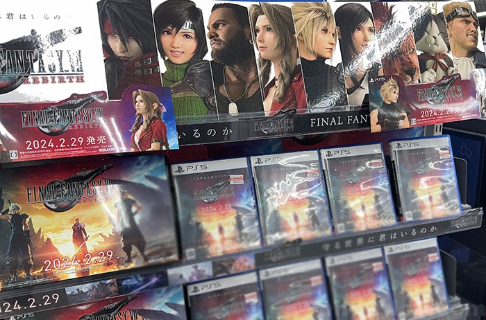 FF7 REBITH x State of Play：「FF7 REBITH」の店頭ポップ