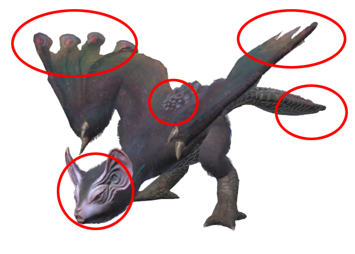 パオウルムー亜種部位破壊素材と武具性能：パオウルムー亜種の基本情報