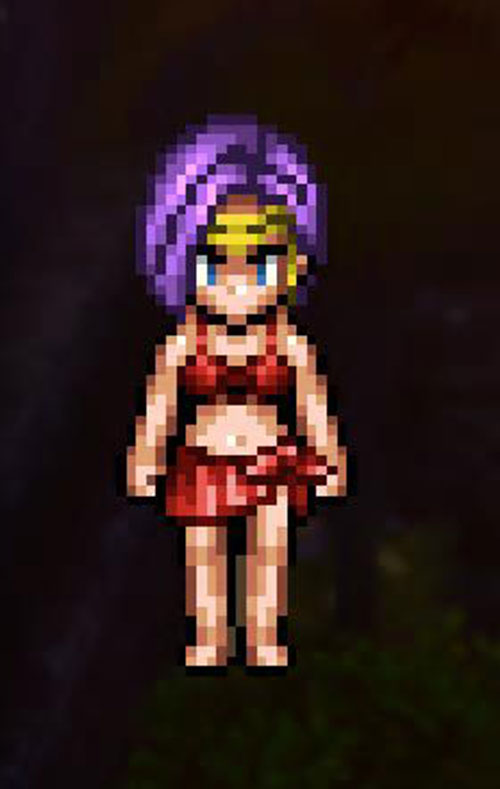 ドラクエ3「DQ3HD2D」リメイク：あぶない水着：戦士の水着装備見た目1