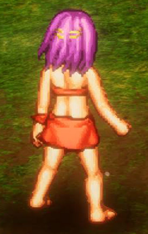 ドラクエ3「DQ3HD2D」リメイク：あぶない水着：戦士の水着装備見た目2