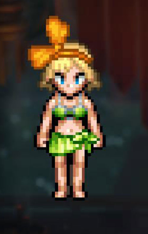 ドラクエ3「DQ3HD2D」リメイク：あぶない水着：魔法使いの水着装備見た目1