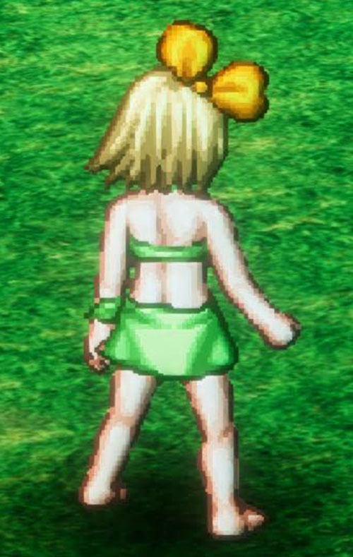 ドラクエ3「DQ3HD2D」リメイク：あぶない水着：魔法使いの水着装備見た目2