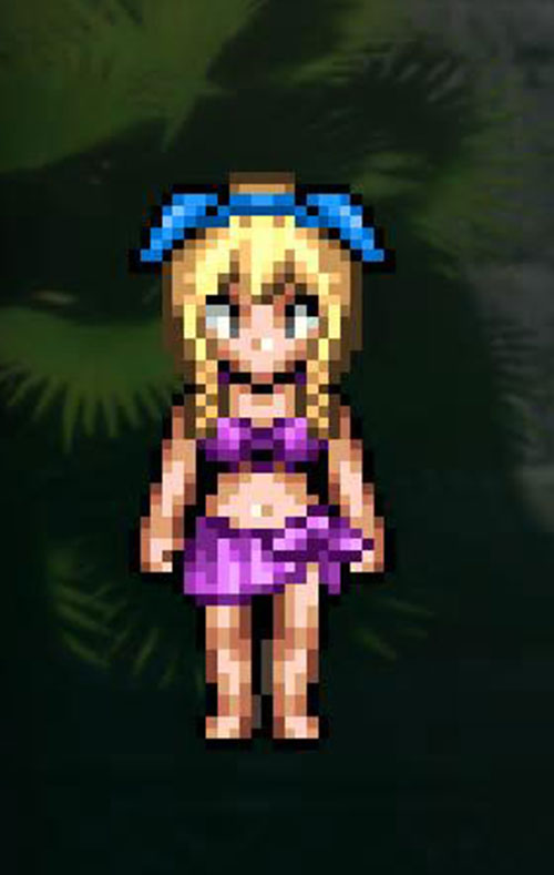 ドラクエ3「DQ3HD2D」リメイク：あぶない水着：遊び人の水着装備見た目1