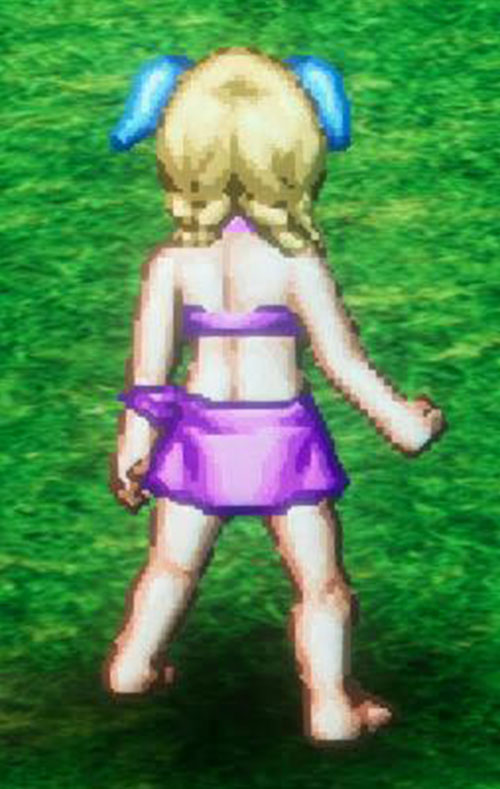 ドラクエ3「DQ3HD2D」リメイク：あぶない水着：遊び人の水着装備見た目2