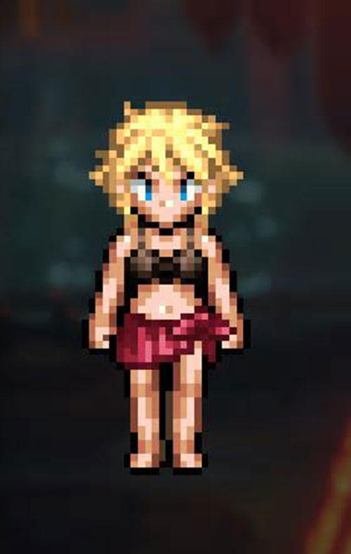 ドラクエ3「DQ3HD2D」リメイク：あぶない水着：まものつかいの水着装備見た目1